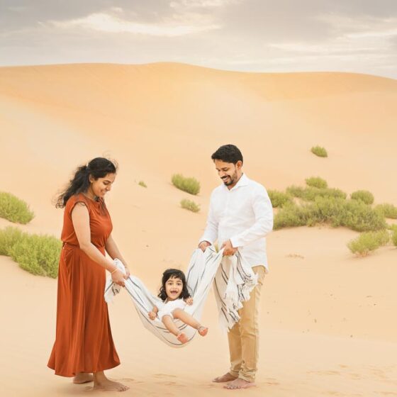 Desert Family Photography Abu Dhabi By Saheera Eranhikkal