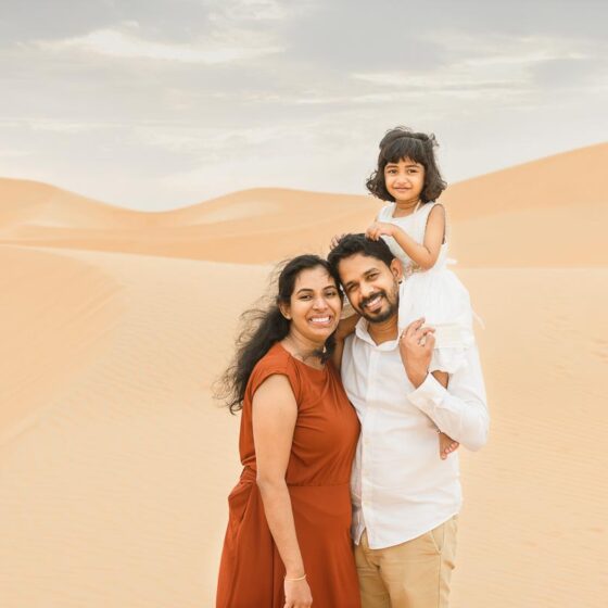 Desert Family Photography Abu Dhabi By Saheera Eranhikkal