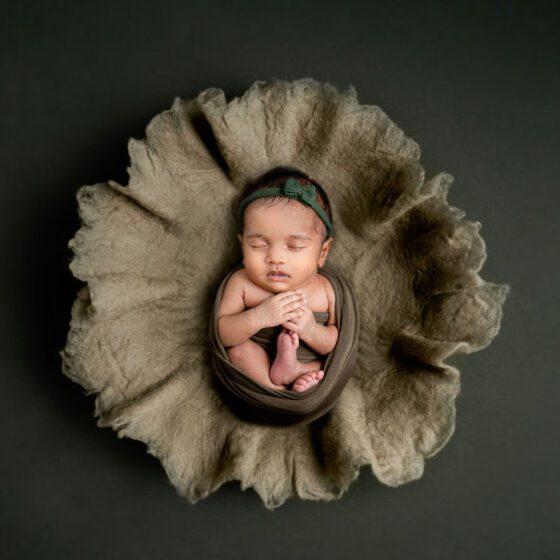 photo captured by baby photographer abudhabi
